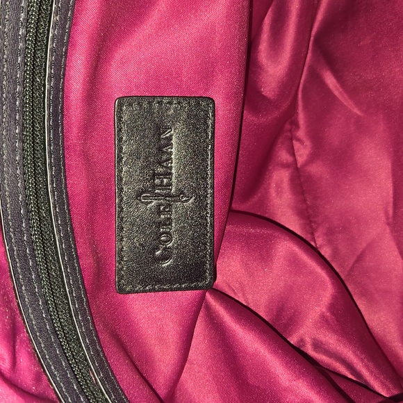 Cole Haan Brown Woven Leather Tote Shoulder Bag - Picture 13 of 13